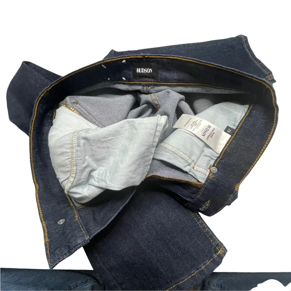 Hudson Blake Slim Straight Jeans Size 29 - Picture 13 of 15